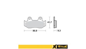 ProX Rear Brake Pad YFZ450 '06-13 + YFZ450R '09-15