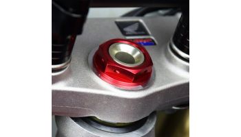 Scar Steering Stem Nut & Tool - CR125/250 01-07 CRF250R/450R 04-16 Husqvarna WR1