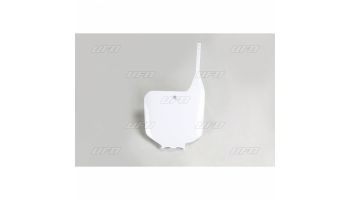 UFO Front number plate CR125/250 95-99+CR500 00- White 041