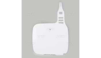UFO Front number plate YZ125-490 86-91 White 046
