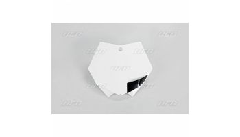 UFO Front number plate KTM125-525 SX/SXF 07-12 White