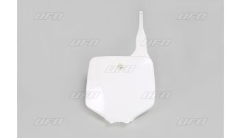 UFO Front number plate KX65 00-,RM65 03- White 047
