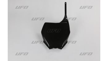 UFO Front number plate YZ 125/250 06-14 YZF250/450 06-09 Black 001