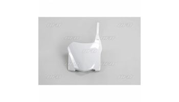 UFO Front number plate CRF250 08-09, CRF450 08 White