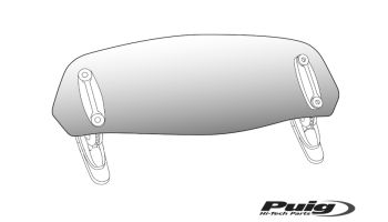 Puig Multiregulable Visor Univ. 277X100Mm C/Smoke