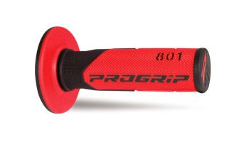 Progrip Grips 801, black/red, 22/25mm