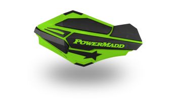 Powermadd Sentinel Handguards, Kawasaki Green/Black
