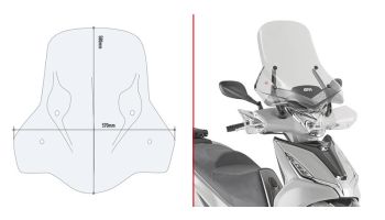 GIVI SPECIFIC FITTING KIT 6114DT