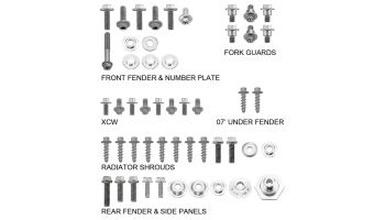 Sixty5 Body Panel Hardware Pack KTM