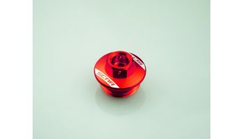 Scar Oil filler plug - KTM / Husqvarna / GasGas - Red color