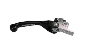 Scar Unbreakable Pivot Brake Lever - BREMBO/Ktm/Husqvarna/Sherco Black Color