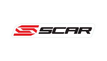 Scar Bike Stickers - Dimensions : 120*20mm - Pack of 5 stickers