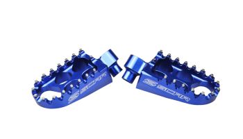 Scar Standard Footpegs - Yamaha Blue color