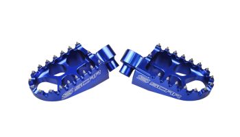 Scar Evolution Footpegs - Yamaha Blue color
