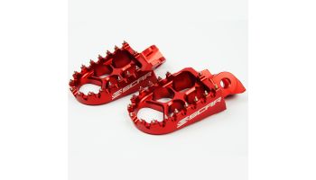 Scar Evolution Footpegs - RM85 All Red color