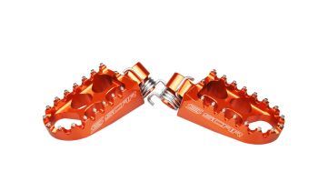 Scar Standard Footpegs - Ktm/Husab Orange color