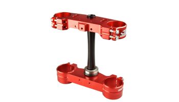 Scar Triple clamps GASGAS / KTM / Husqvarna - Offset 22mm - Red color