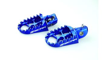 Scar Evolution Footpegs - Ktm/Husq. Blue color