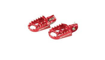 Scar Evolution Footpegs - KTM / Husqvarna / GasGas - Red color