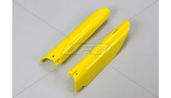 UFO Fork slider protectors RM125/250 07-12, RM-Z250/450 07- Yellow 102