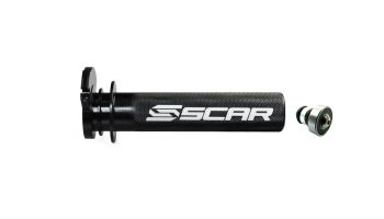 Scar Aluminum Throttle Tube + Bearing - Ktm/Husqvarna Black color