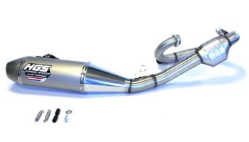 HGS Exhaust system 4T Complete set YZF450 2023- Carbon end cap