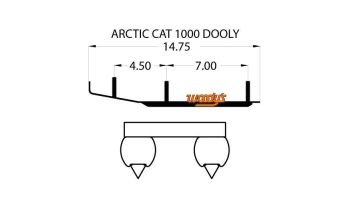 Woodys Dooly Arctic Cat Trail Runners 6" 1pc/pack