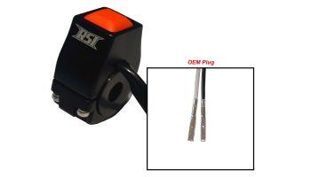 RSI Kill Switch push button, alu with OEM terminals BRP Gen 4 2-strokes
