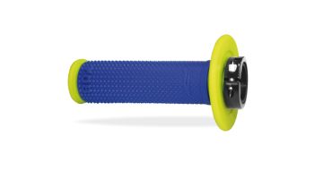 Progrip Grips SCS 708, fluoryellow/blue incl. throttle tube