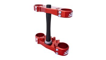 Scar Triple Clamps - Honda Offs:22mm Red color