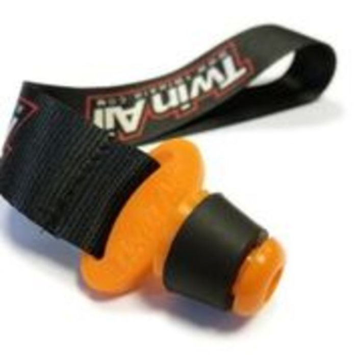 Twin Air Exhaust Plug Mini, Dia 18mm to 21mm, (with Strap)