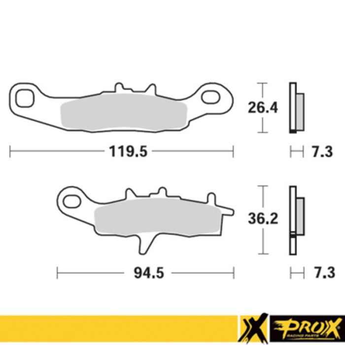 ProX Front Brake Pad KX80/85/100 '97-23 + RM85 '05-23