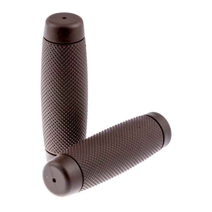 Handgrips Diamond cut Brown for Ø 25 mm (1")