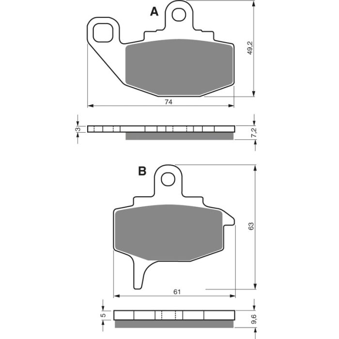 GOLDFREN Brake Pads 035 Ceramic Carbon AD