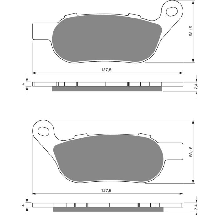 GOLDFREN Brake Pads 273 Ceramic Carbon S3