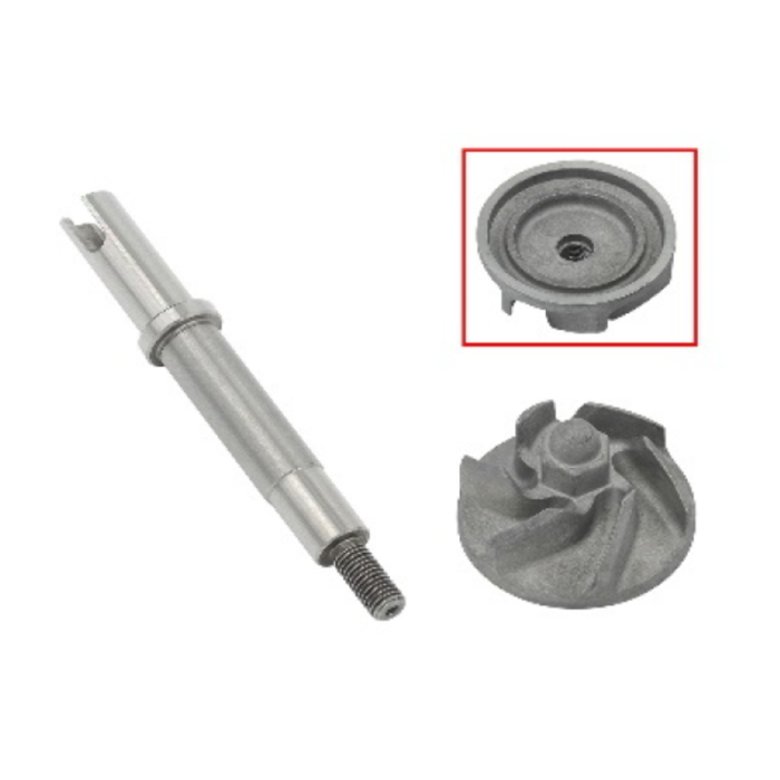 Bronco Waterpump shaft with impeller (78-10068A)