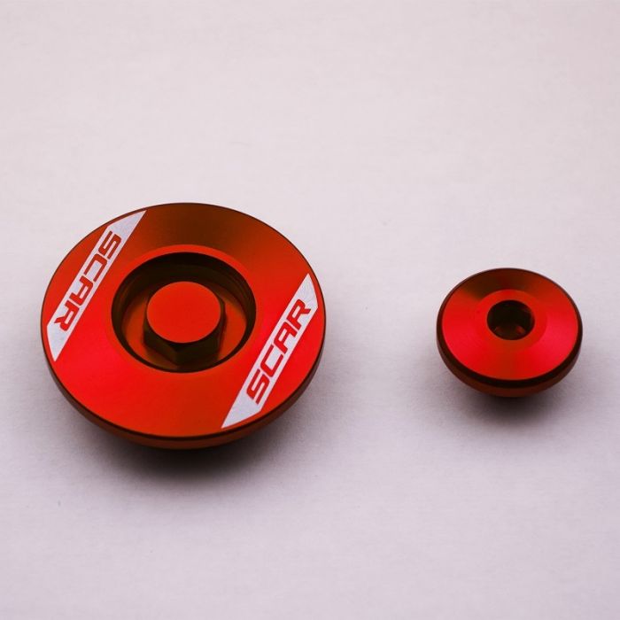 Scar Engine Plugs - Honda - Red color