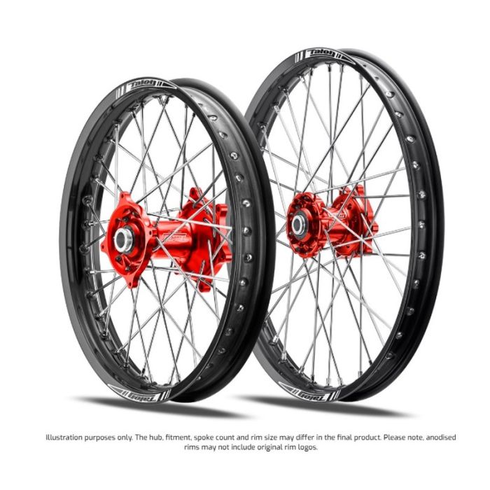 TALON Rear Wheel 19x2 15 CRF250 14-,CRF450 13- Red/black