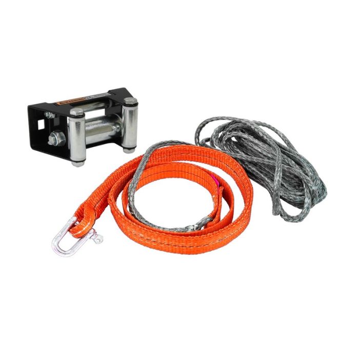 Bronco Winch strap kit with fairlead roller 1,5m + 5,5m (73-12012)